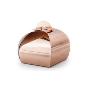 Geschenkbox - roségold metallic