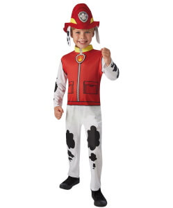 Junge im Paw Patrol Kostüm Marshall