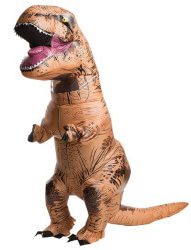 Braunes T-Rex Kostüm aufblasbar