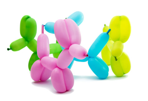 Luftballons modellieren - Hunde