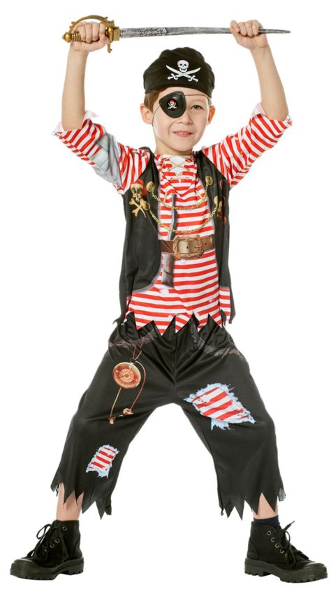Piratenparty Kostüm für Kinder