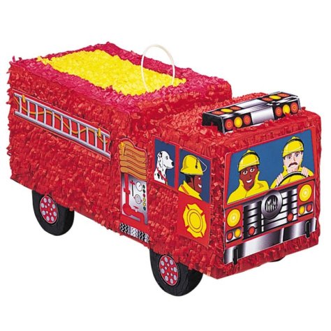 Coole Feuerwehrauto Pinata