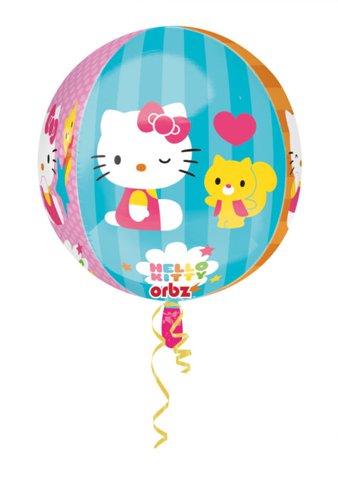 Luftballon Kugel für den Hello Kitty Geburtstag