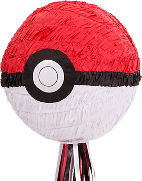 Pokeball Pinata für den Pokemon-Geburtstag