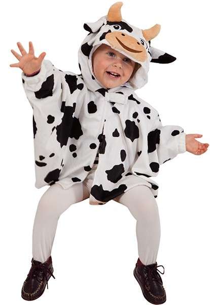 Kuh Kostüm für Bauernhof Kindergeburtstag