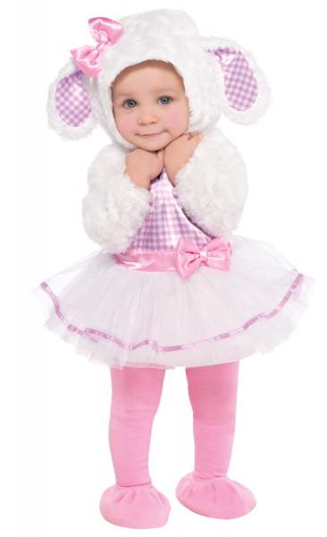 Süßes Schaf Kostüm für Bauernhof Kindergeburtstag