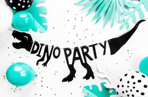 Girlande Dino Party