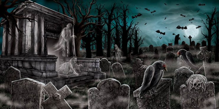 Halloween Banner ausgefallene Mottopartys