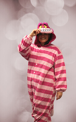 Kigurumi Grinsekatze Kostüm Unisex