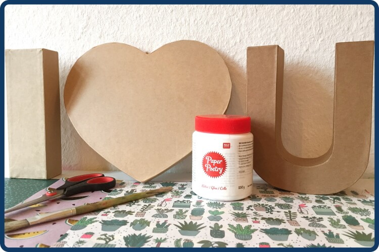 Material für Valentinstag Geschenke basteln