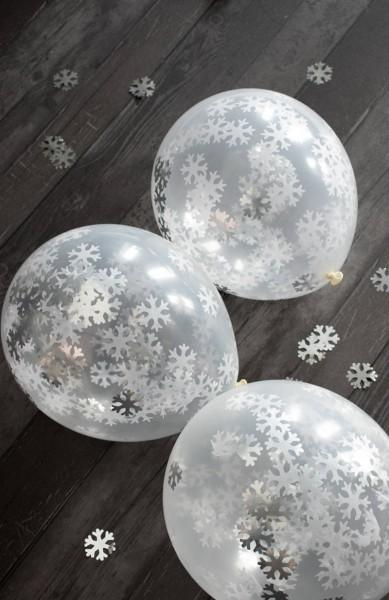 Schneeflocken Luftballons