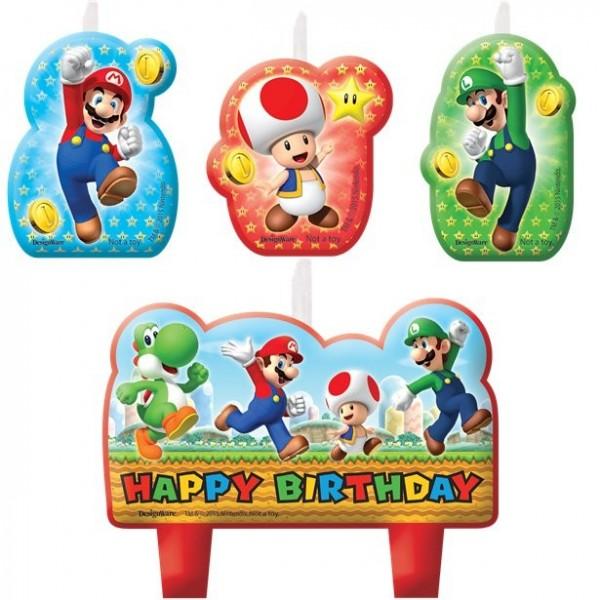 Super Mario Geburtstag Kerzen