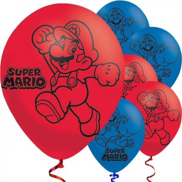Super Mario Ballons blau & rot