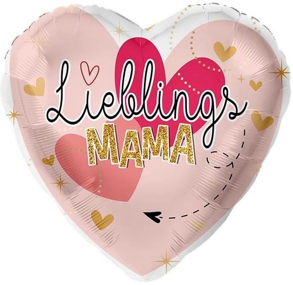 Herz Folienballon Lieblingsmama