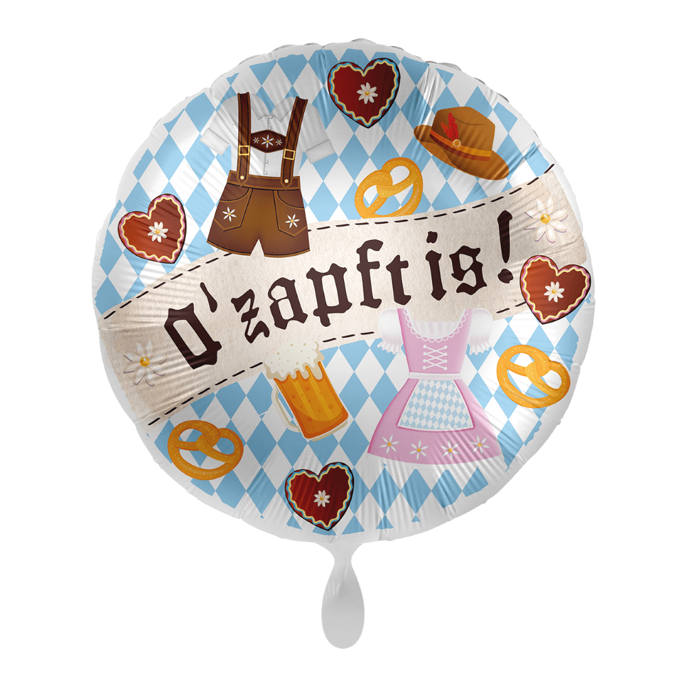 Folienballon O zapft is 45cm