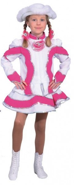 Pinkes Funkenmarie Kostüm