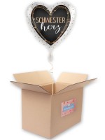 Schwesterherz Folienballon 45cm
