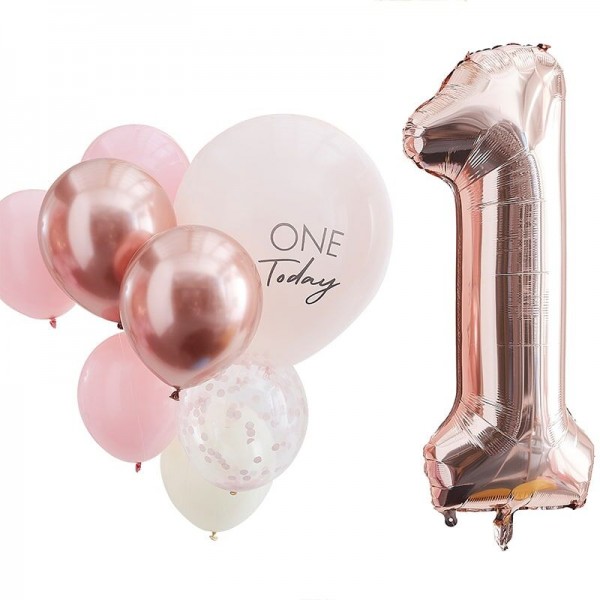 One Today Ballonset roségold