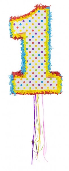 Pinata bunte Zahl 1