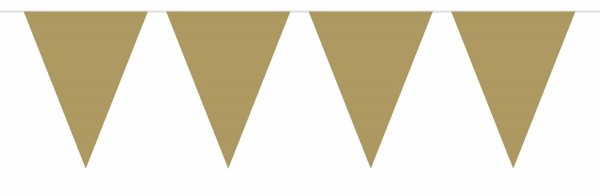 Goldene Wimpelkette Poesia 10m