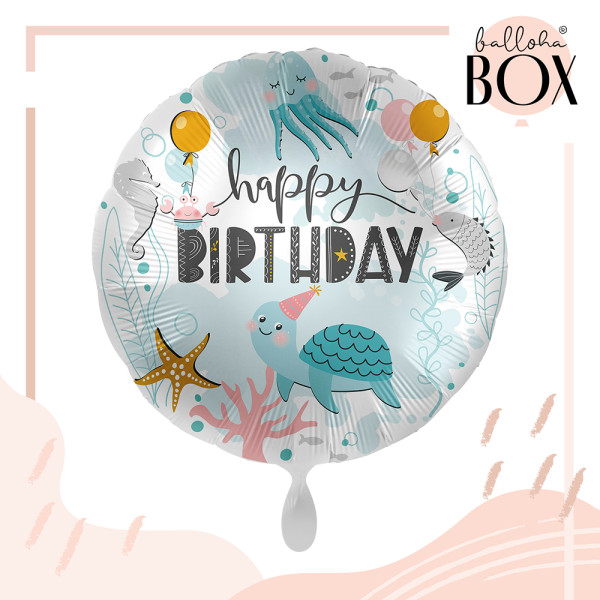 Balloha Geschenkbox DIY Shinery Waterworld Birthday XL