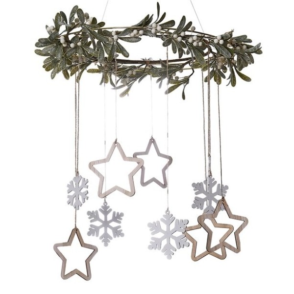 Natural Christmas Mistelzweig Hänger 45cm