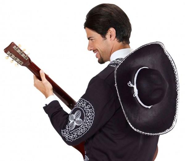 Schwarzer Filz Sombrero 3