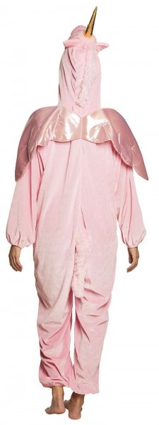 Rosa Einhorn Overall Kostüm für Erwachsene 2