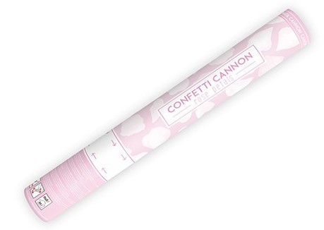 Konfetti Kanone Rosenblätter Weiß
