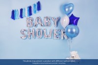 Folienballon D silber 35cm