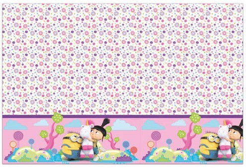 Minions Tischdecke Einhornliebe 1,8 x 1,2m