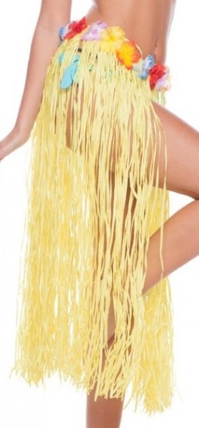 Hawaii Rock gelbe Fransen 80cm