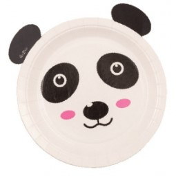 8 Tierparadies Pappteller 18cm 2