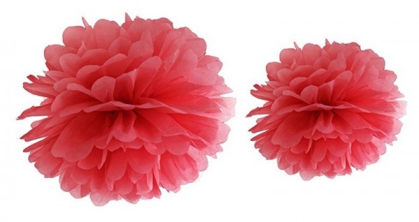 Pompon Romy rot 25cm 2