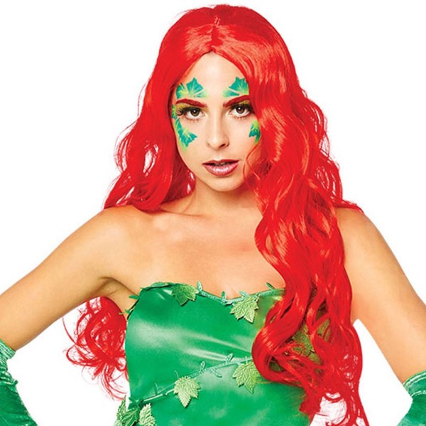 Poison Ivy Perücke in Rot