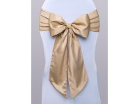 10 Satin Schleifen Melanie gold 15cm x 2,75m