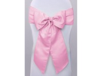 10 Satin Schleifen Maria leuchtend pink 15cm x 2,75m