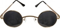 Steampunk Hippie Brille Mit Dunklen Gläsern