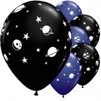 25 Weltall Wunder Luftballons 28cm