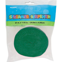 Krepppapier Luftschlange Fiesta Grün 24,6m