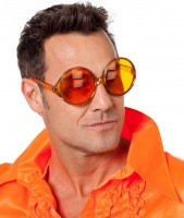 Herren 70er Jahre Brille Orange