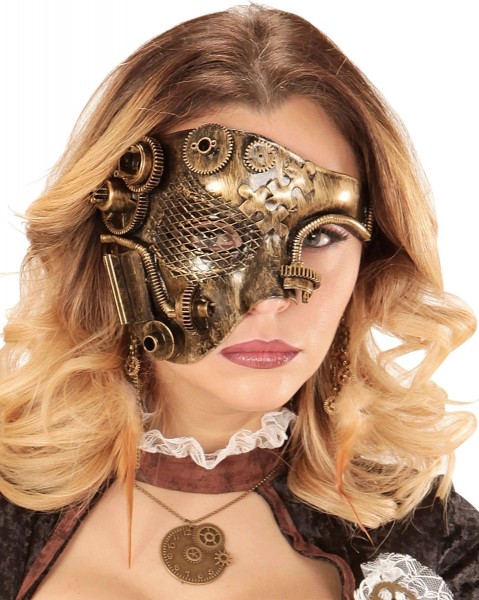 Stylische Steampunk Retro Maske