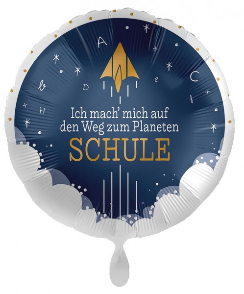 Planet Schule Folienballon 43cm