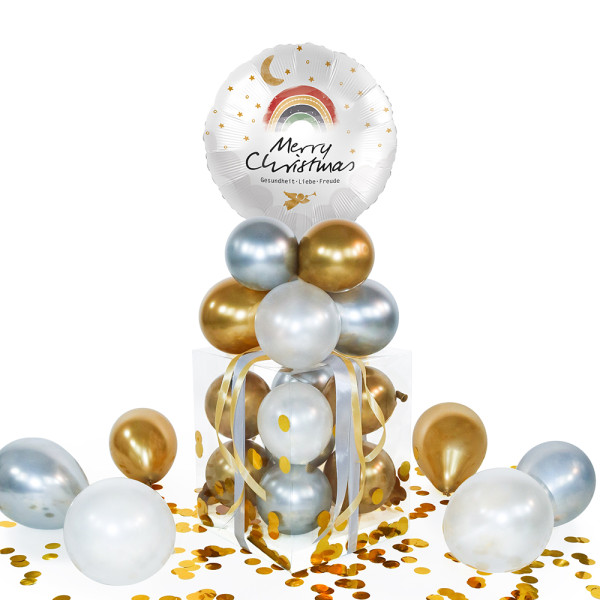 Balloha Geschenkbox DIY Christmas Rainbow XL
