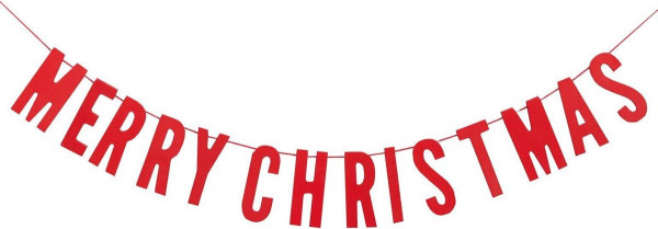 Nordische Weihnacht Merry Christmas Girlande