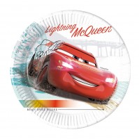 8 Cars Eco Pappteller 20cm