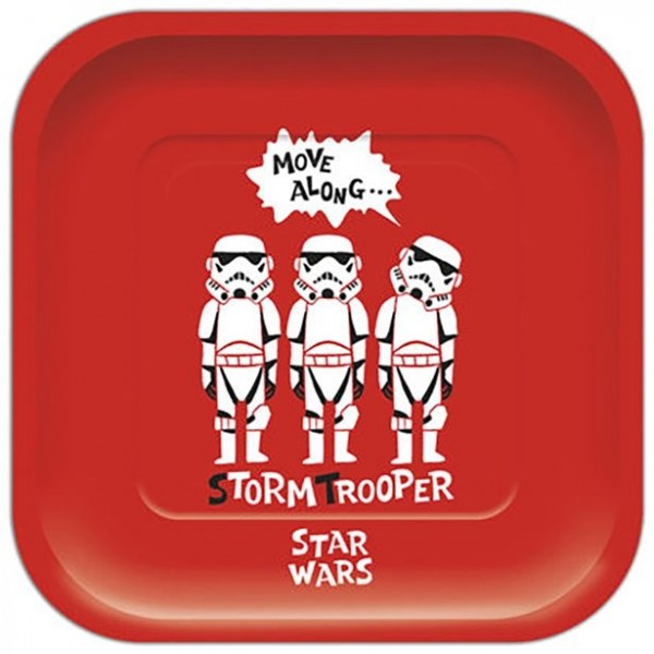 4 Star Wars Cartoon Pappteller 24cm