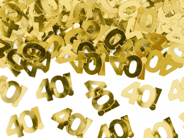 Golden 40s Birthday Streudeko 15g