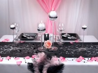 Vorschau: Schwarzer Organza Campanula 9m x 36cm