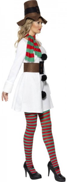Weißes Schneefrauen Kleid Für Damen 2